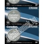 CAMELION CR2450 3V-OS LITHIUM GOMBELEM