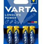 VARTA LONGLIFE POWER TARTÓS CERUZA ELEM AA/Lr6
